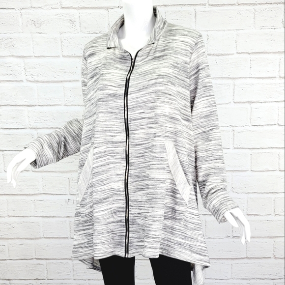Comfy USA Zipper Front Tunic Jacket Size:XL